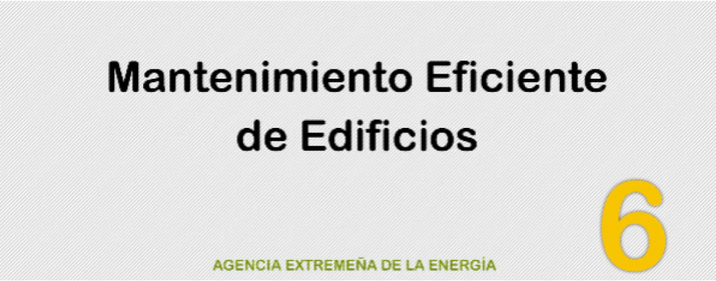 Mantenimiento eficiente de edificios