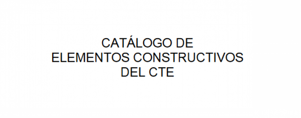 Catálogo informático de elementos constructivos