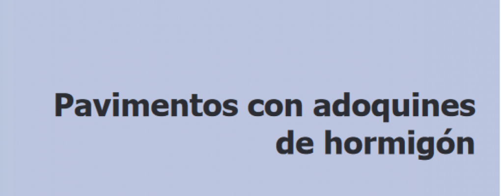 Pavimentos con adoquines de hormigón