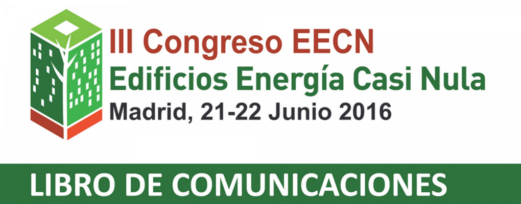 Libro de Comunicaciones del III Congreso Edificios Energía Casi Nula