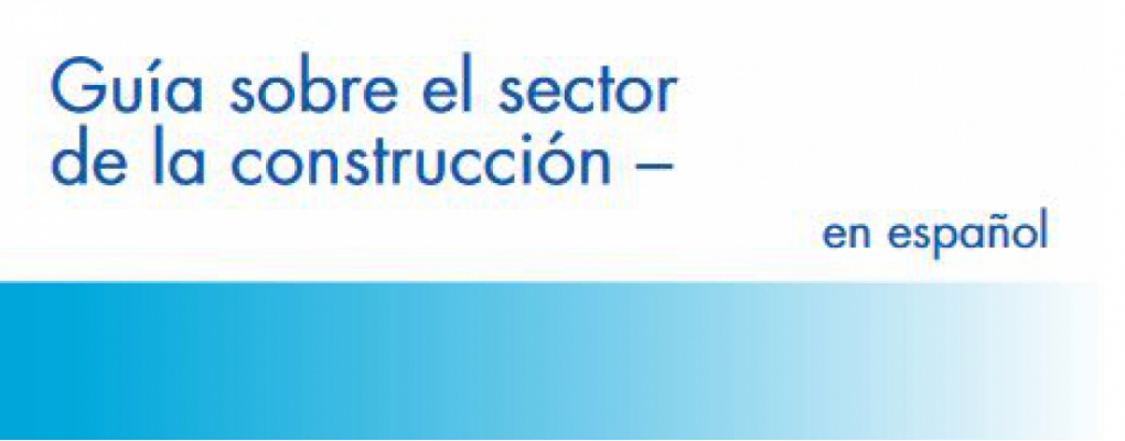 Guía sobre el sector de la construcción