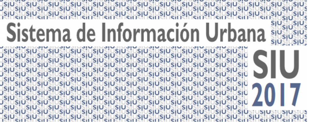 Sistema de Información Urbana SIU 2017