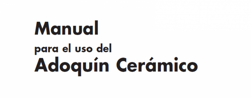 Manual para el uso del Adoquín Cerámico