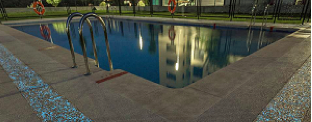 Pavimento de hormigón con tecnología fotoluminiscente para una iluminación natural sostenible