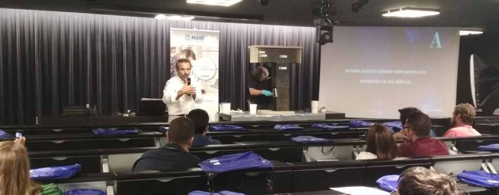 Vídeo de la Jornada práctica impartida por MAPEI sobre protección antisísmica de los edificios celebrada en el Colegio de Murcia
