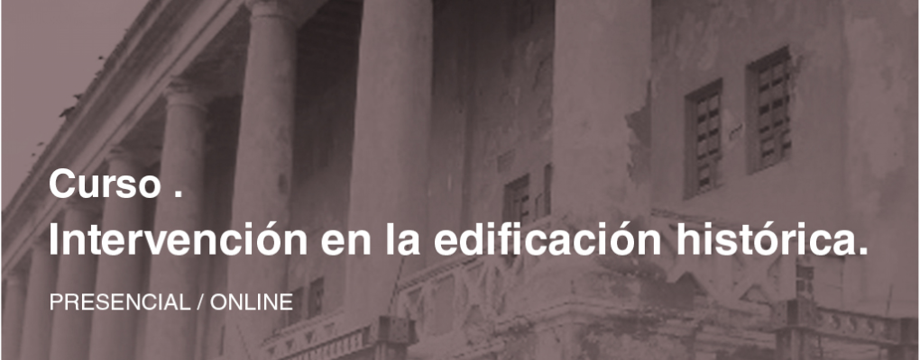 Intervención en edificación histórica. 2ª edición (programa actualizado)