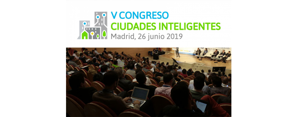 V Congreso Smart Cities. Descuento a colegiados.