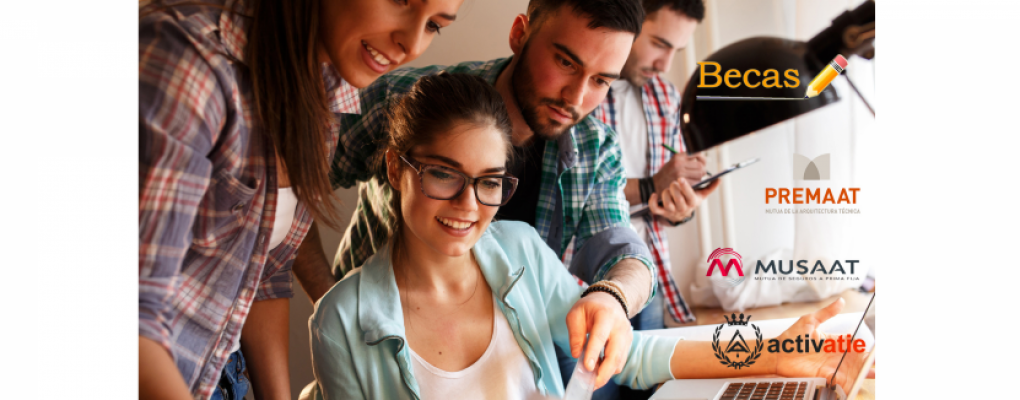 Disponibles las Becas MUSAAT y PREMAAT 2020 en cursos de Activatie