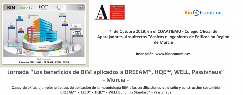 Jornada gratuita “Los beneficios de BIM aplicados a BREEAM® - WELL - HQE™ y Passivhaus