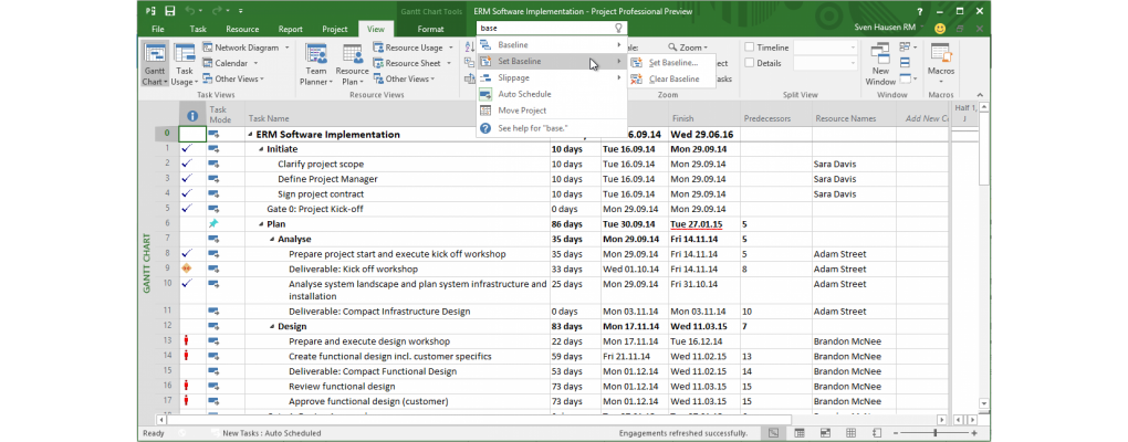 Iniciación a programación y control de proyectos con Microsoft Project