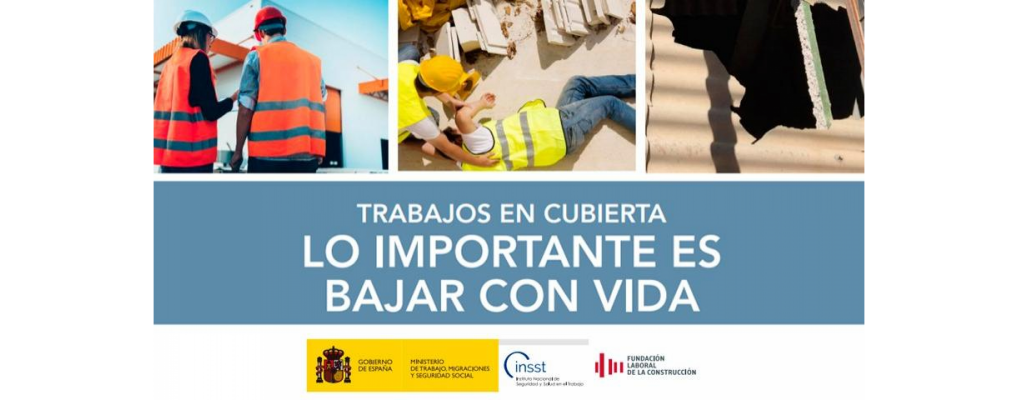 Trabajos en cubiertas: lo importante es bajar con vida