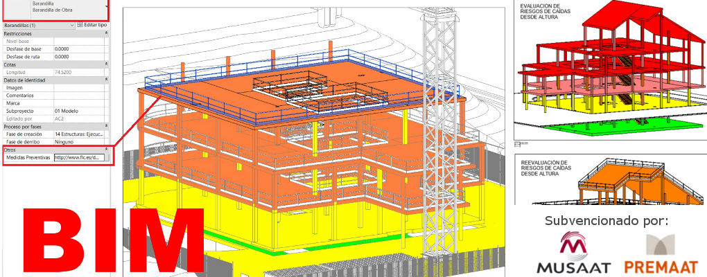 Coordinación de seguridad y salud en construcción con metodología BIM