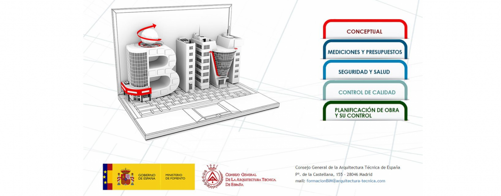 Subvención Ministerio de Fomento · Formación BIM