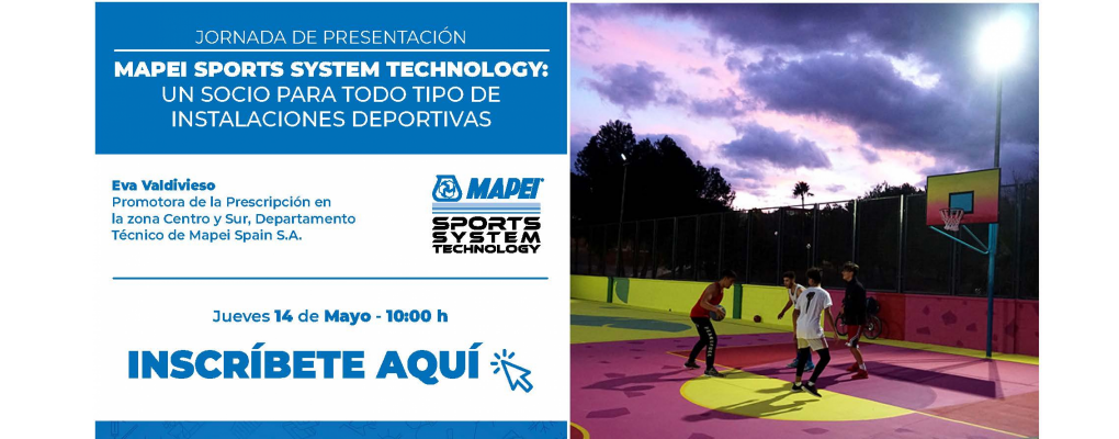 Jornada gratuita sobre pavimentos deportivos de MAPEI