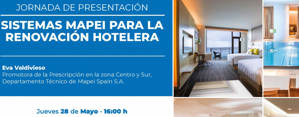 Jornada sobre sistemas MAPEI para la renovación hotelera