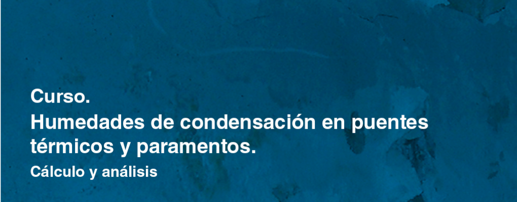 Curso de humedades de condensación en puentes térmicos y paramentos. Cálculo y análisis. 5ª edición.