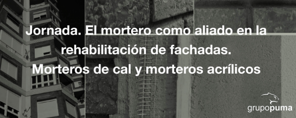 El mortero como aliado en la rehabilitación de fachadas. Morteros de cal y morteros acrílicos