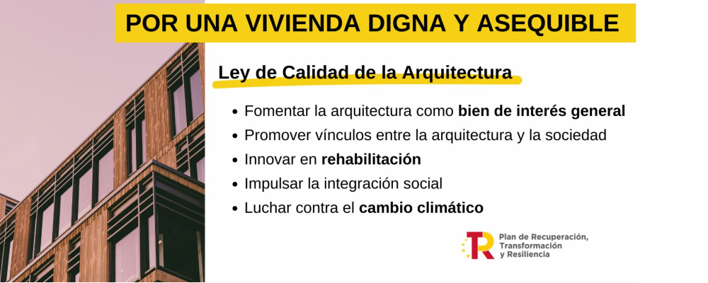 Proyecto de Ley de Calidad de la Arquitectura