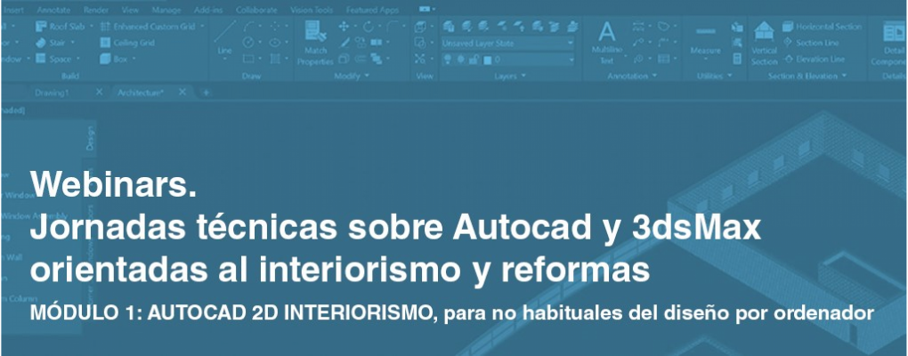 Jornadas. Módulo I: Autocad 2d interiorismo.  