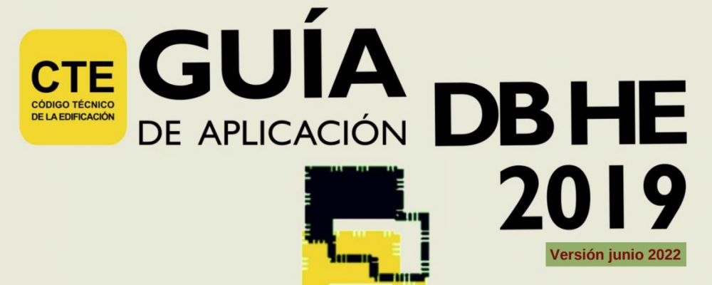 Actualizada la Guía del DB HE 2019, incluyendo nuevo DB HE 6