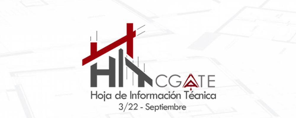 Hoja de Información Técnica HIT 3/22 - Septiembre. CGATE