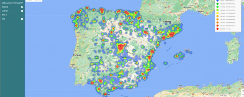 Nueva herramienta del IDAE que identifica las demandas de calor y frío en España 