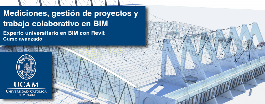 Mediciones, gestión de proyectos y trabajo colaborativo en BIM. Módulo avanzado del título de experto universitario en BIM con Revit.