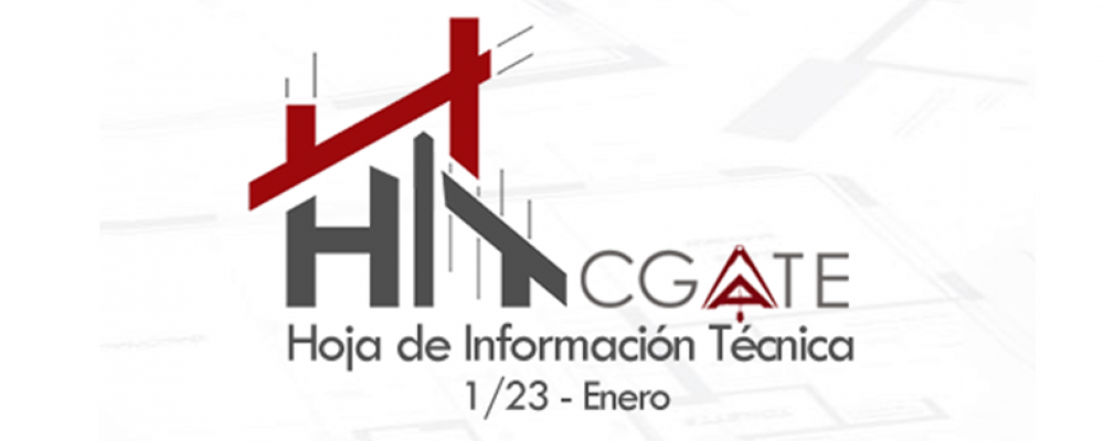 Hoja de Información Técnica HIT 1/23 Enero. CGATE 