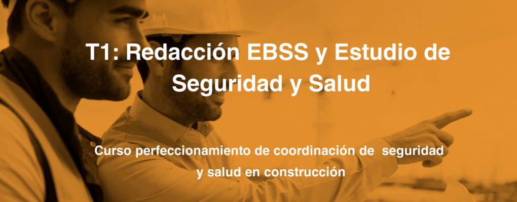 T1. Redacción EBSS y Estudio de Seguridad y Salud 