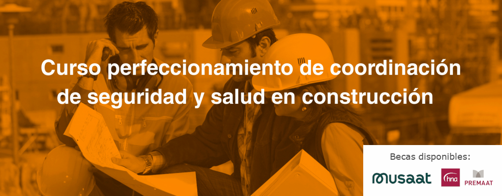 Curso perfeccionamiento de coordinación de seguridad y salud en construcción