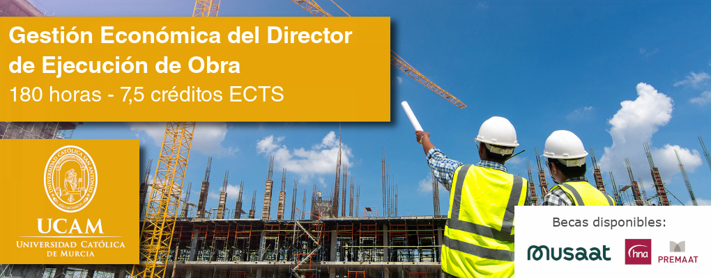 Curso Universitario de Especialización Gestión Económica del Director de Ejecución de Obra