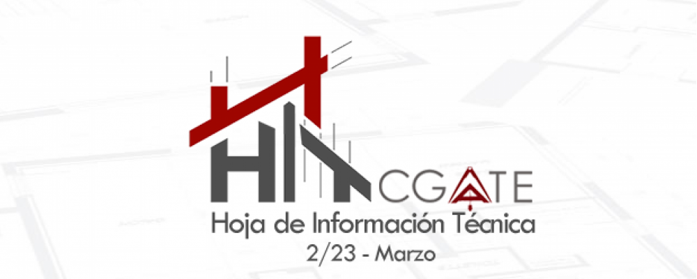 Hoja de Información Técnica HIT 2/23 Marzo. CGATE 