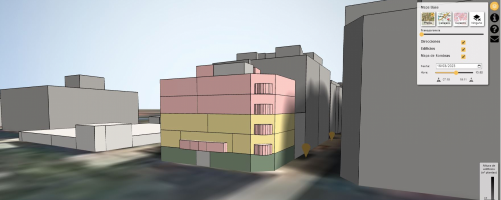 Nuevo visor 3D de edificios en la Sede Electrónica del Catastro
