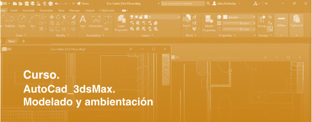 AutoCad 3dsMax: Modelado y ambientación.