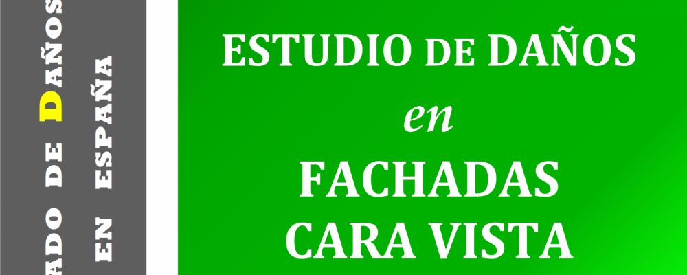  Estudio de daños en fachadas cara vista. Colección ESD 3