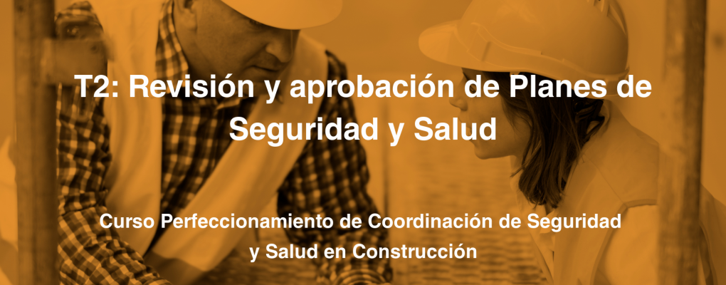 T2. Revisión y aprobación de Planes de Seguridad y Salud