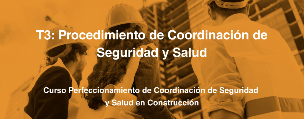 T3. Procedimiento de Coordinación de Seguridad y Salud