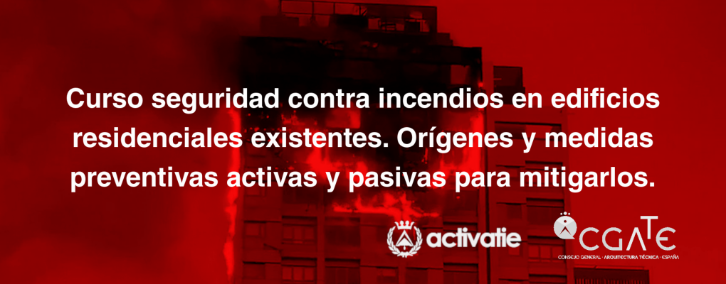 Seguridad contra incendios en edificios residenciales existentes. Orígenes y medidas preventivas activas y pasivas para mitigarlos.
