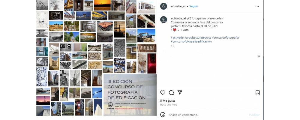 ¡72 fotografías a concurso! Vota tu favorita en Instagram hasta el 30 de julio