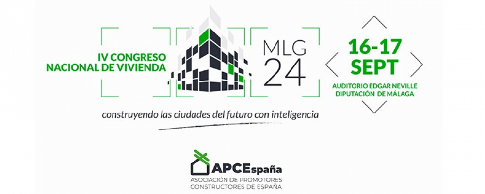 APCEspaña celebra el IV Congreso Nacional de Vivienda. Málaga, 16 y 17 de septiembre