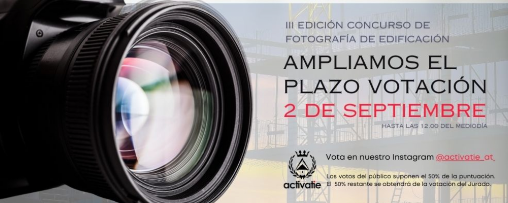 ¡Últimos días paras las votaciones de por parte de los usuarios! 2 de septiembre a las 12.00 h.l