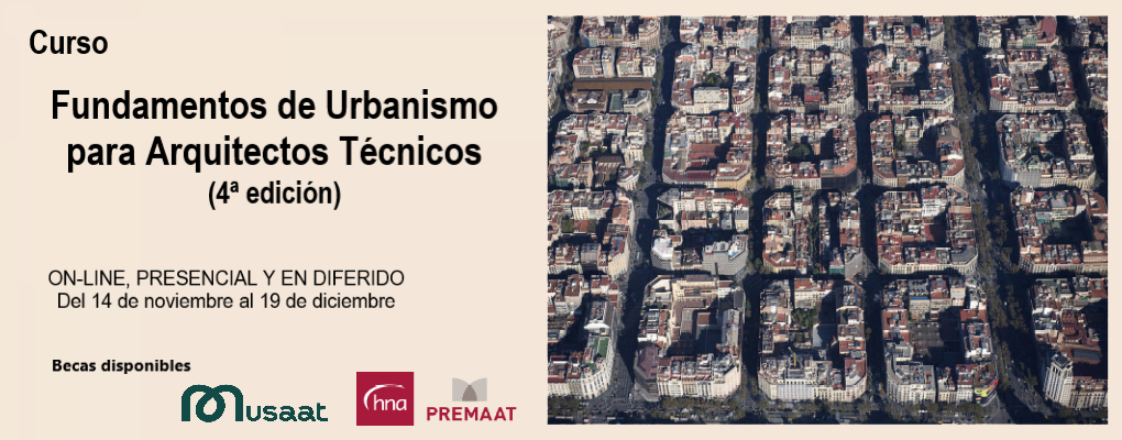 IV Curso fundamentos de urbanismo para arquitectos técnicos