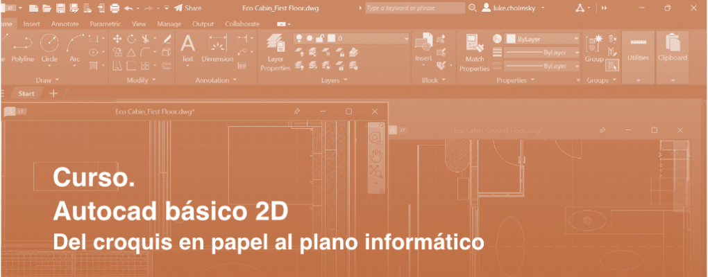 Autocad básico 2D. Del croquis en papel al plano informático.
