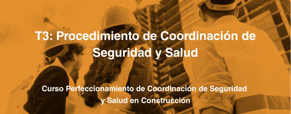T3: Procedimiento de Coordinación de Seguridad y Salud