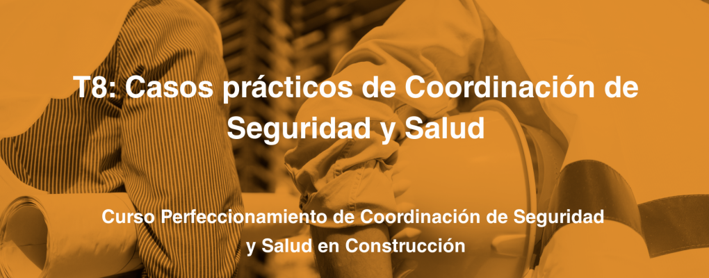 T8: Casos prácticos de Coordinación de Seguridad y Salud