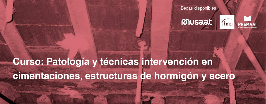 Curso: Patología y técnicas intervención en cimentaciones, estructuras de hormigón y acero