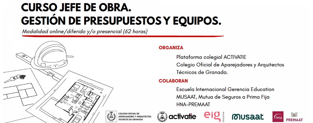 Curso Jefe De Obra. Gestión De Presupuestos Y Equipos