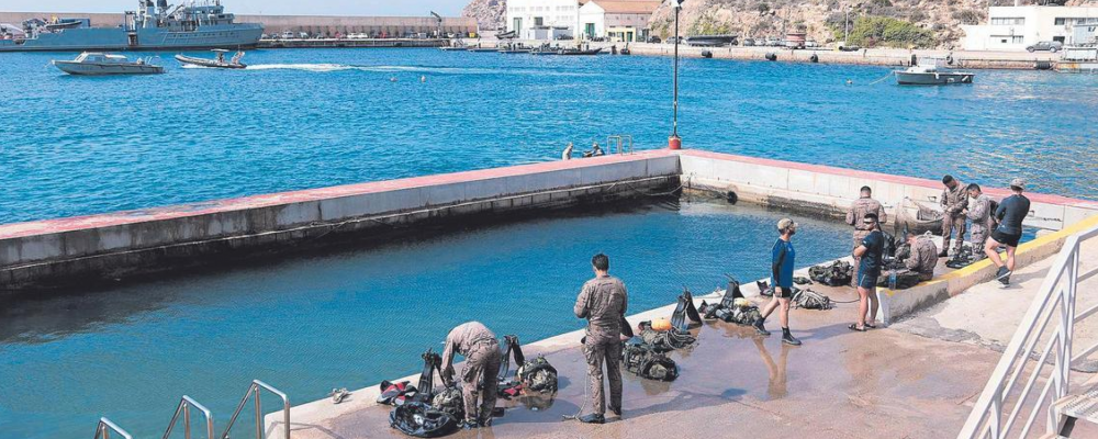 Cursos de la Escuela Militar de Buceo de la Armada Española y la Universidad de Murcia, septiembre de 2025