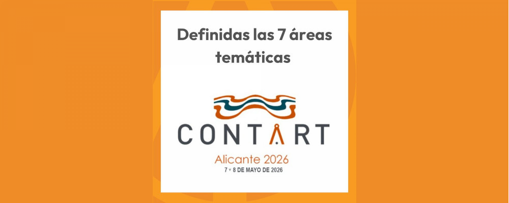 Áreas temáticas y apertura del plazo para el envío de resúmenes CONTART 2026