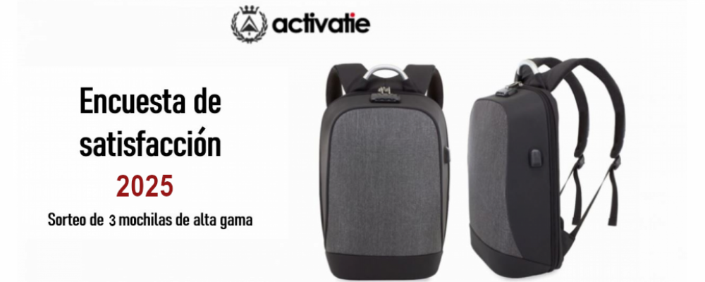 ¡Consigue una mochila por cumplimentar nuestra encuesta!